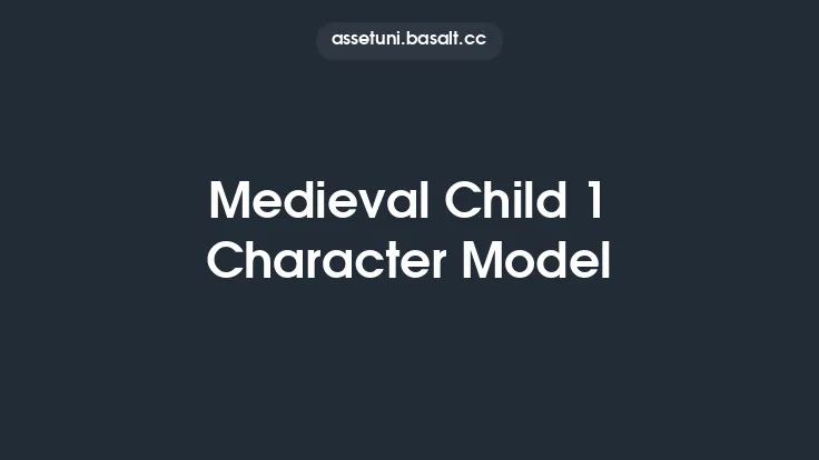 Medieval Child 1 Character Model Thumbnail