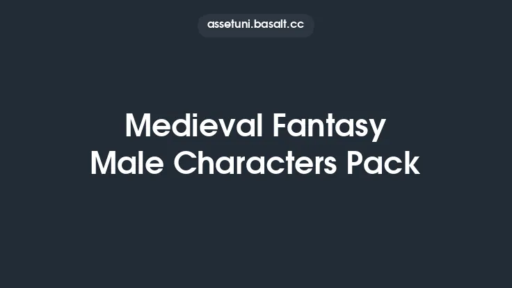 Medieval Fantasy Male Characters Pack Thumbnail