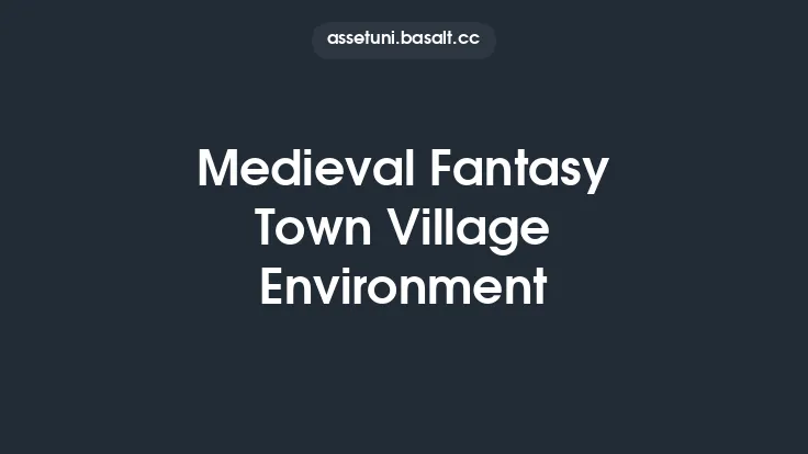 Medieval Fantasy Town Village Environment Thumbnail