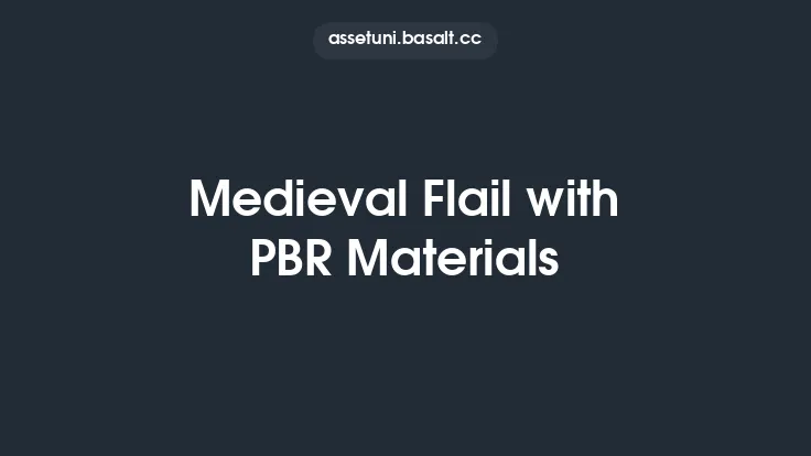 Medieval Flail with PBR Materials Thumbnail