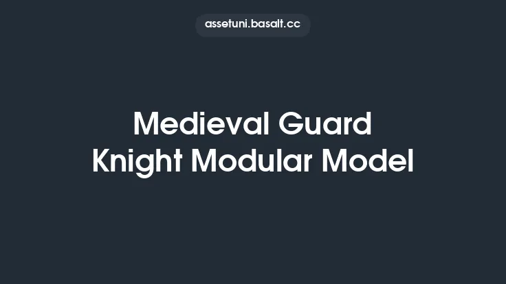Medieval Guard Knight Modular Model Thumbnail