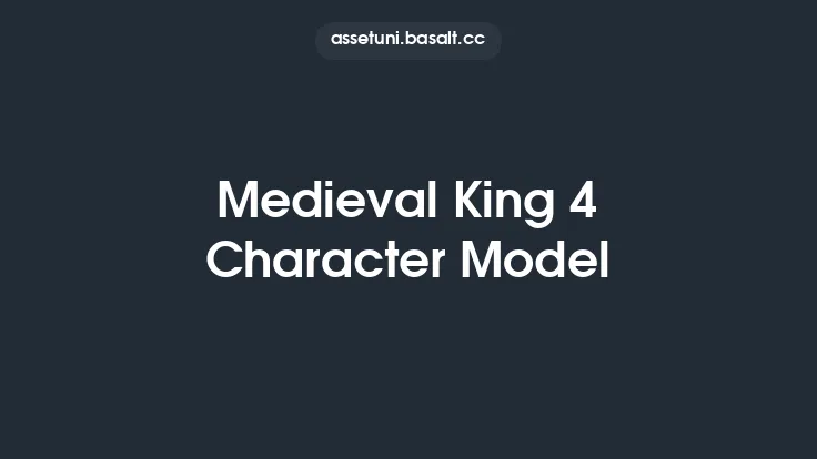 Medieval King 4 Character Model Thumbnail