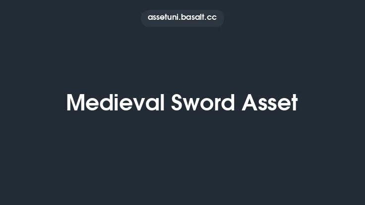 Medieval Sword Asset Thumbnail