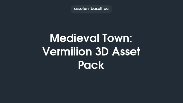 Medieval Town: Vermilion 3D Asset Pack Thumbnail