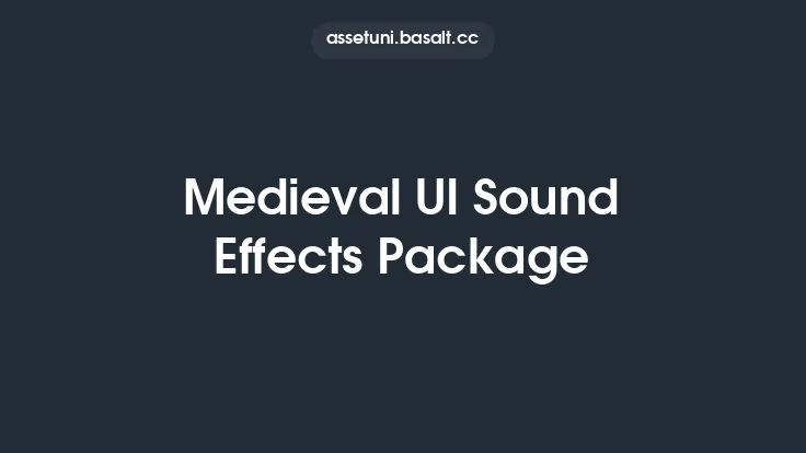 Medieval UI Sound Effects Package Thumbnail
