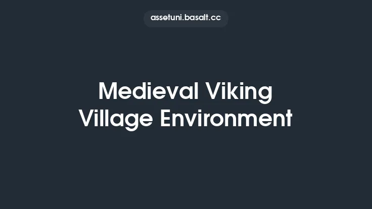 Medieval Viking Village Environment Thumbnail