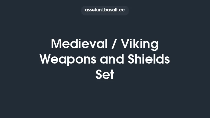 Medieval / Viking Weapons and Shields Set Thumbnail