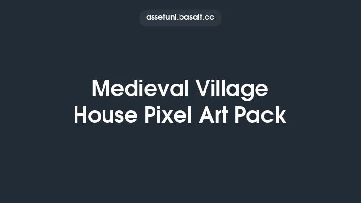 Medieval Village House Pixel Art Pack Thumbnail