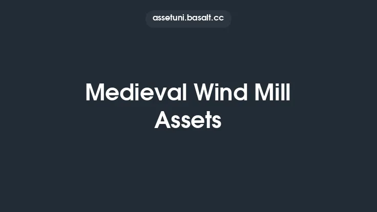 Medieval Wind Mill Assets Thumbnail