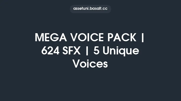 MEGA VOICE PACK | 624 SFX | 5 Unique Voices Thumbnail