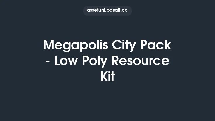 Megapolis City Pack - Low Poly Resource Kit Thumbnail