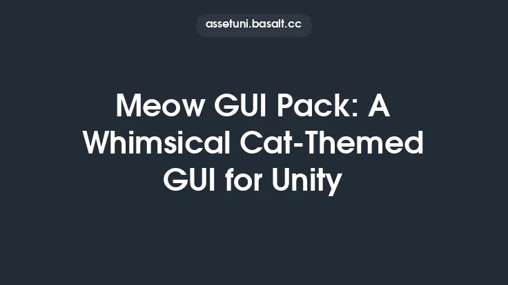Meow GUI Pack: A Whimsical Cat-Themed GUI for Unity Thumbnail