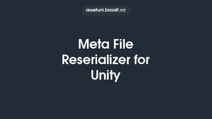 Meta File Reserializer for Unity Thumbnail