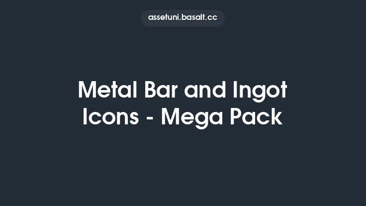 Metal Bar and Ingot Icons - Mega Pack Thumbnail