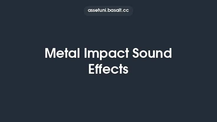Metal Impact Sound Effects Thumbnail
