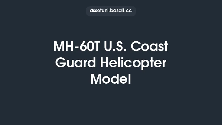 MH-60T U.S. Coast Guard Helicopter Model Thumbnail