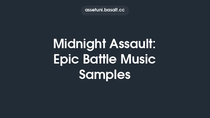 Midnight Assault: Epic Battle Music Samples Thumbnail