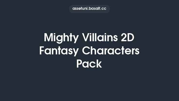 Mighty Villains 2D Fantasy Characters Pack Thumbnail