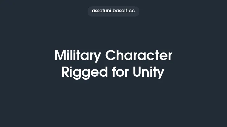 Military Character Rigged for Unity Thumbnail