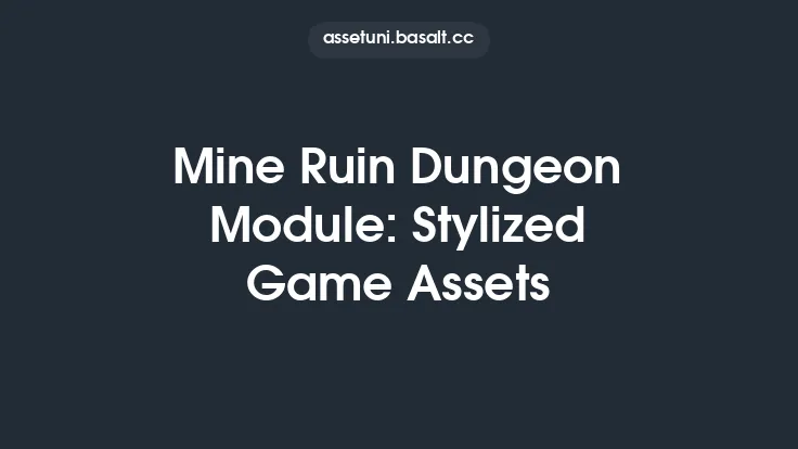 Mine Ruin Dungeon Module: Stylized Game Assets Thumbnail