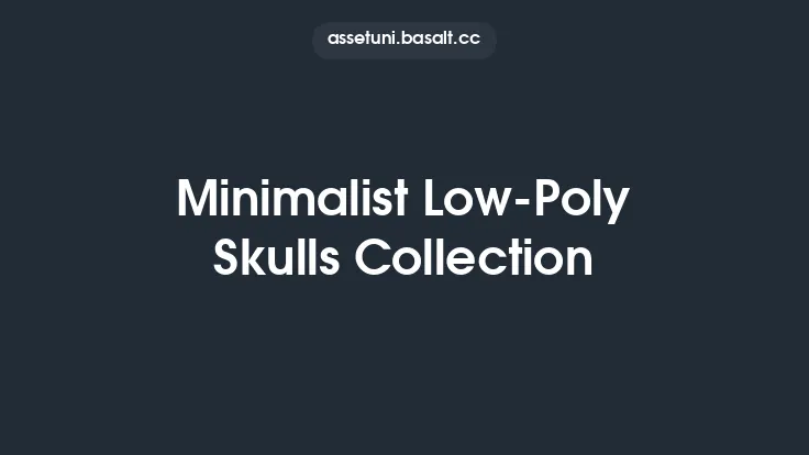 Minimalist Low-Poly Skulls Collection Thumbnail