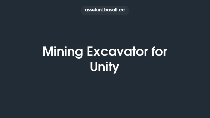 Mining Excavator for Unity Thumbnail