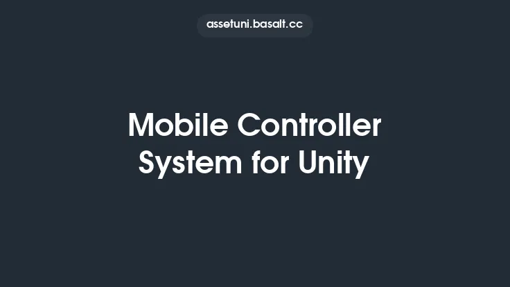 Mobile Controller System for Unity Thumbnail