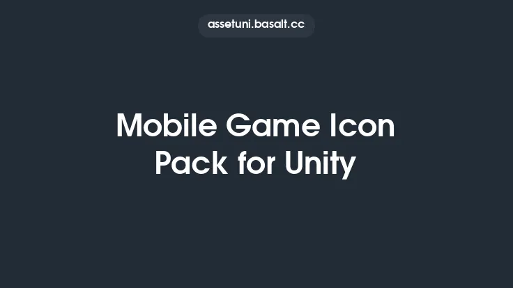 Mobile Game Icon Pack for Unity Thumbnail