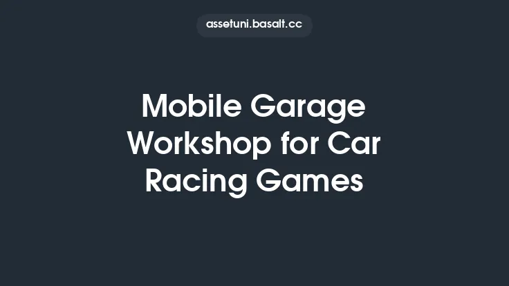 Mobile Garage Workshop for Car Racing Games Thumbnail
