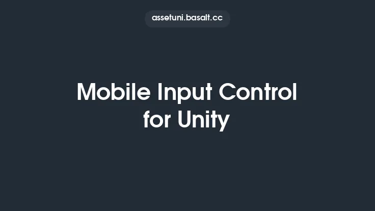 Mobile Input Control for Unity Thumbnail
