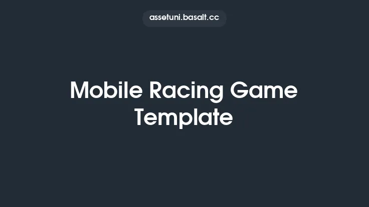 Mobile Racing Game Template Thumbnail