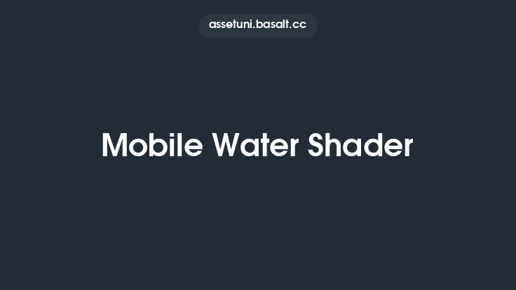 Mobile Water Shader Thumbnail