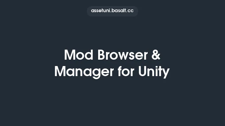 Mod Browser & Manager for Unity Thumbnail