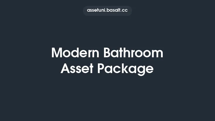 Modern Bathroom Asset Package Thumbnail