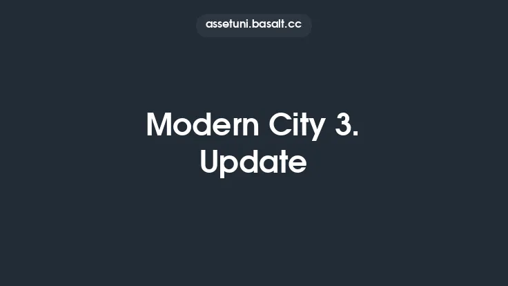Modern City 3. Update Thumbnail