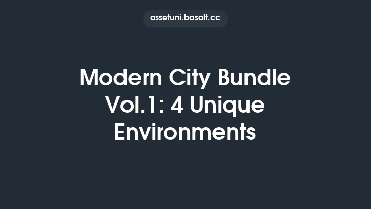 Modern City Bundle Vol.1: 4 Unique Environments Thumbnail