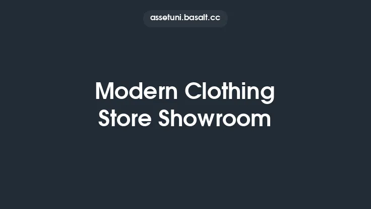 Modern Clothing Store Showroom Thumbnail