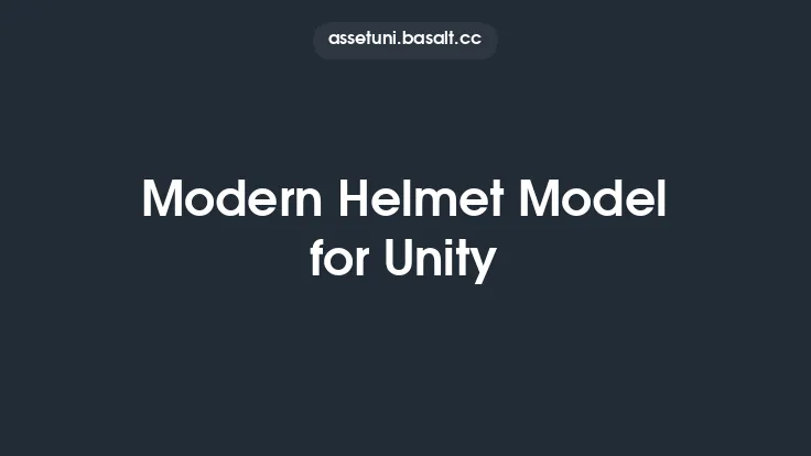 Modern Helmet Model for Unity Thumbnail