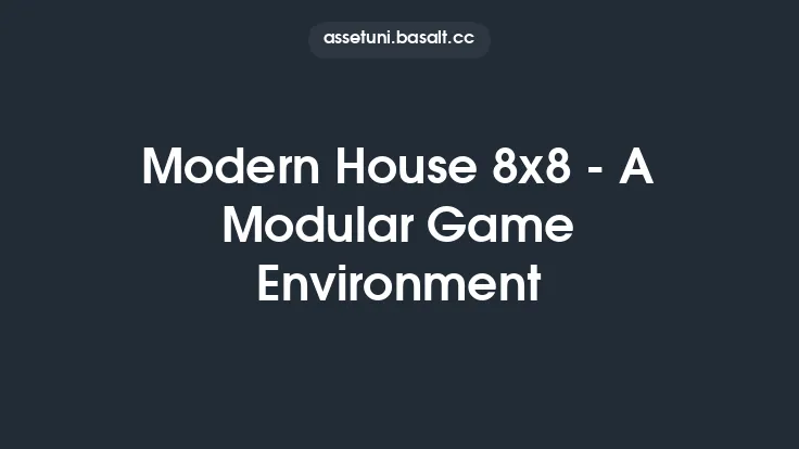 Modern House 8x8 - A Modular Game Environment Thumbnail