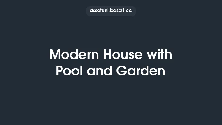 Modern House with Pool and Garden Thumbnail