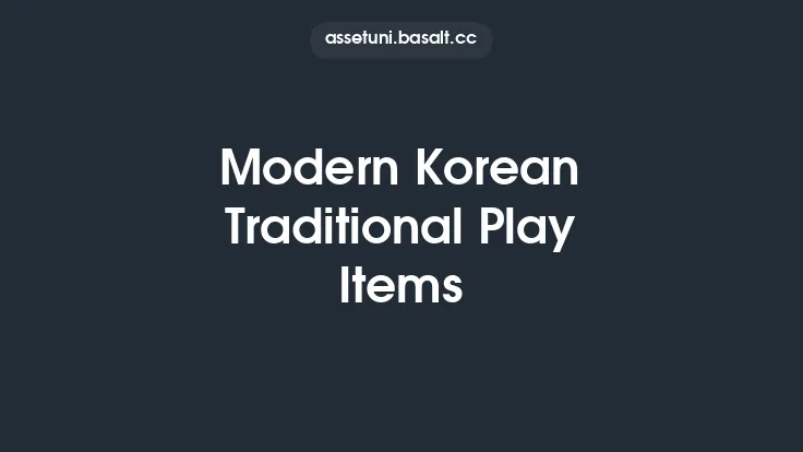 Modern Korean Traditional Play Items Thumbnail