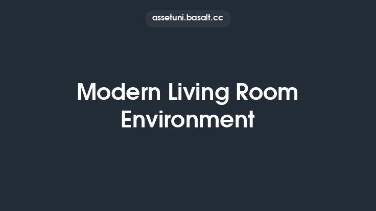 Modern Living Room Environment Thumbnail