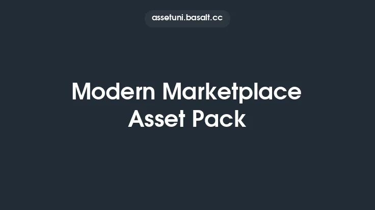Modern Marketplace Asset Pack Thumbnail