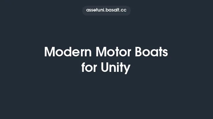 Modern Motor Boats for Unity Thumbnail