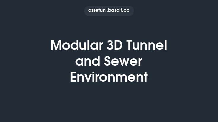 Modular 3D Tunnel and Sewer Environment Thumbnail