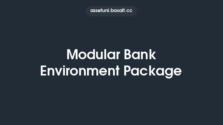 Modular Bank Environment Package Thumbnail