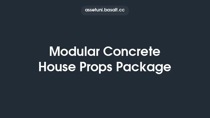 Modular Concrete House Props Package Thumbnail