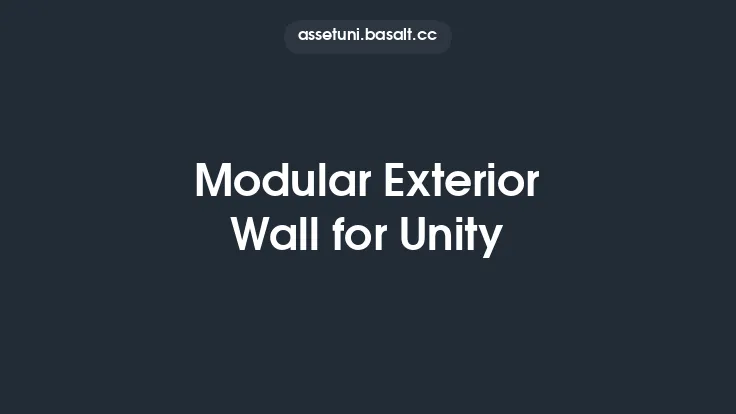 Modular Exterior Wall for Unity Thumbnail