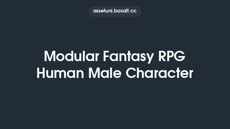 Modular Fantasy RPG Human Male Character Thumbnail