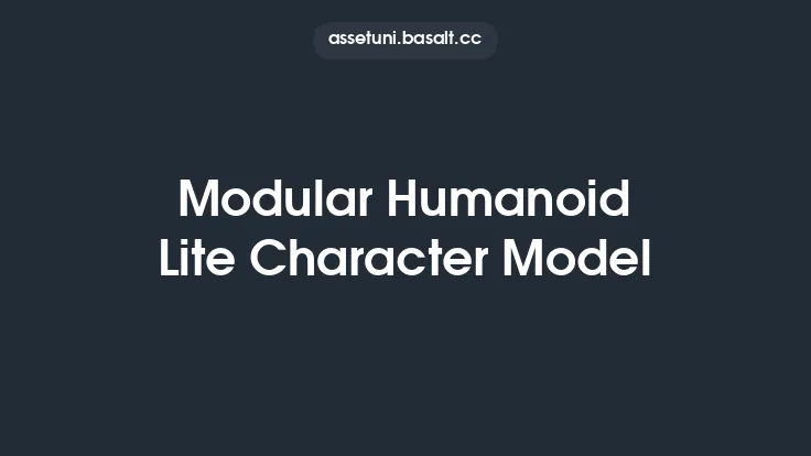 Modular Humanoid Lite Character Model Thumbnail